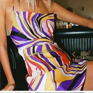 Celena mini dress multi color new with tags